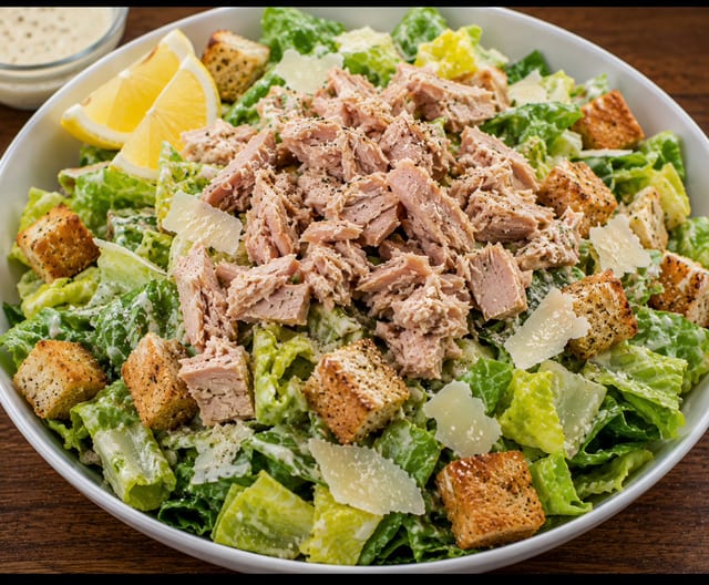 Tuna Caesar Salad.