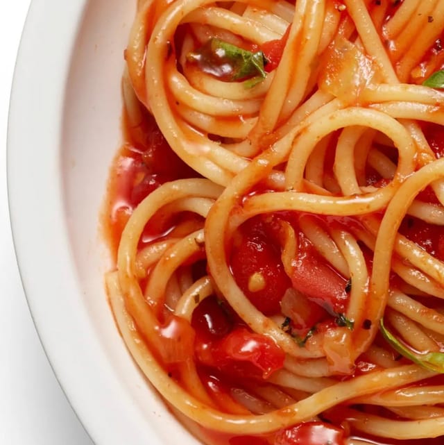 Spaghetti a la Marinara.